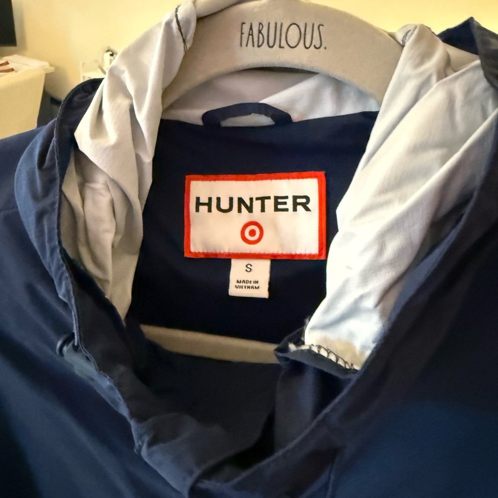Hunter Dark Blue Jacket With Light Gray Lining - image 4